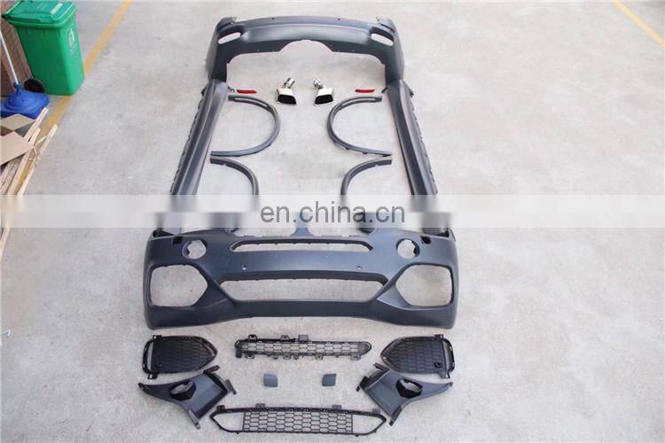 Runde Perfect Fit Body Kit For 15-19 Bmw X5 F15 Upgrade M-Tech Style Body Kit Front Bumper Rear Bumper Side Skirts Wheel Eyebrow