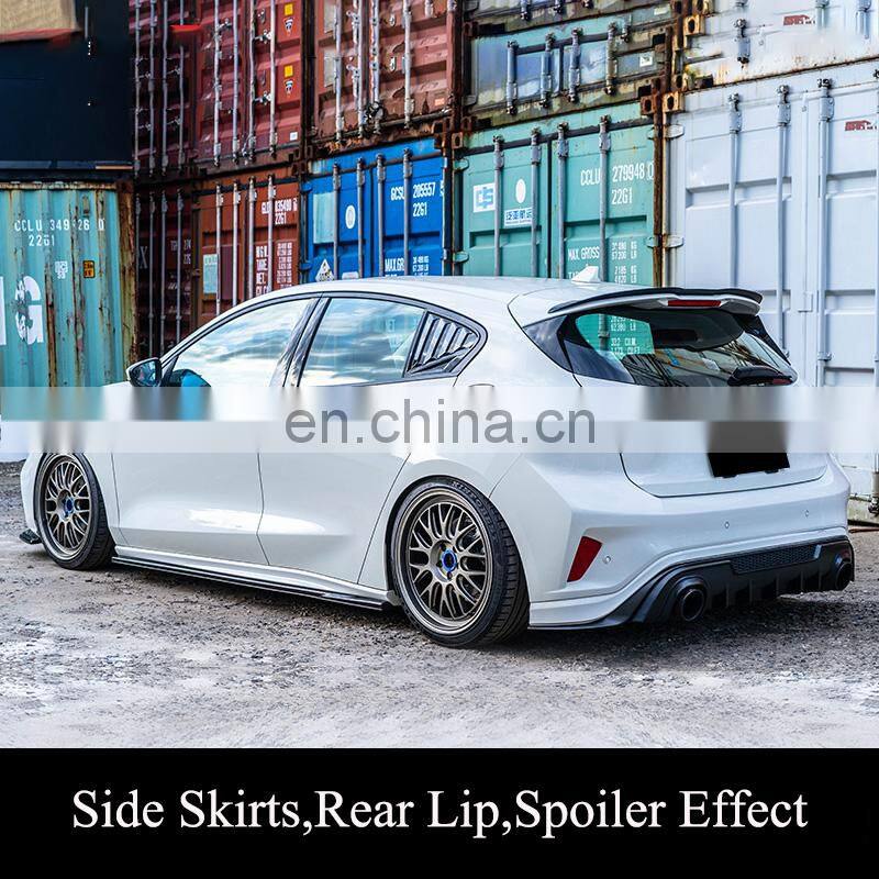 Runde Original Car 1:1 Customization For 19-21 Focus St-line Front Shovel Side Shovel Sport Top Wing Body Kit