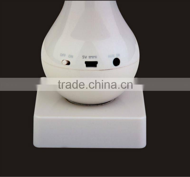 2013 Fashion Lighting Music Mushroom Speaker