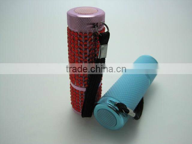 Cheapest promotion 9 led aluminum body flashlight in Ningbo