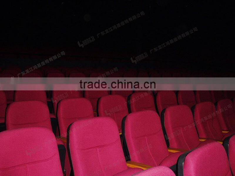 aluminium alloy leg auditorium seating with writing tablet HJ88A-L