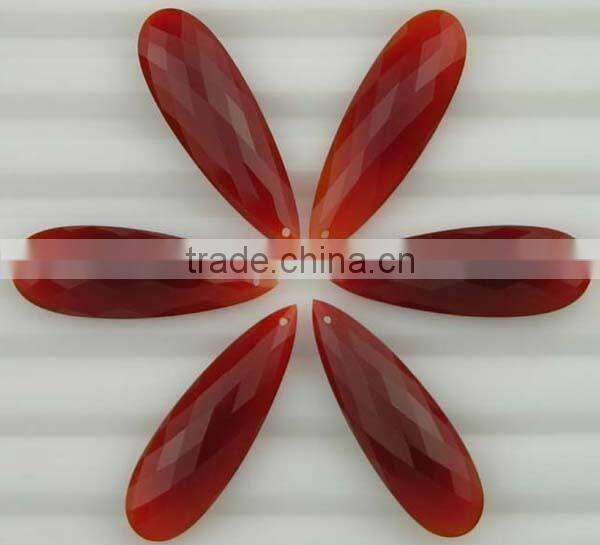 Onyx all color chalcedony custom cut briollete chicklets drops gemstones cabochon calibrated