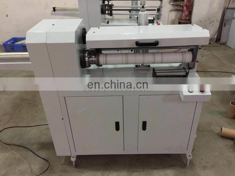 UC600 25mm 40mm 76mm Automatic Paper Tube Core Slitting Machine, Kraft Cardboard Pipe Slitter Cutting Machine