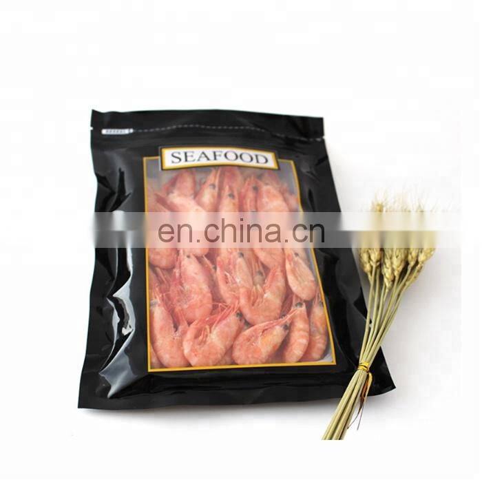 Wholesale Custom Laminated Plastic Zipper Frozen Fish Vacuum Bag Dried Fish Packaging Bag
