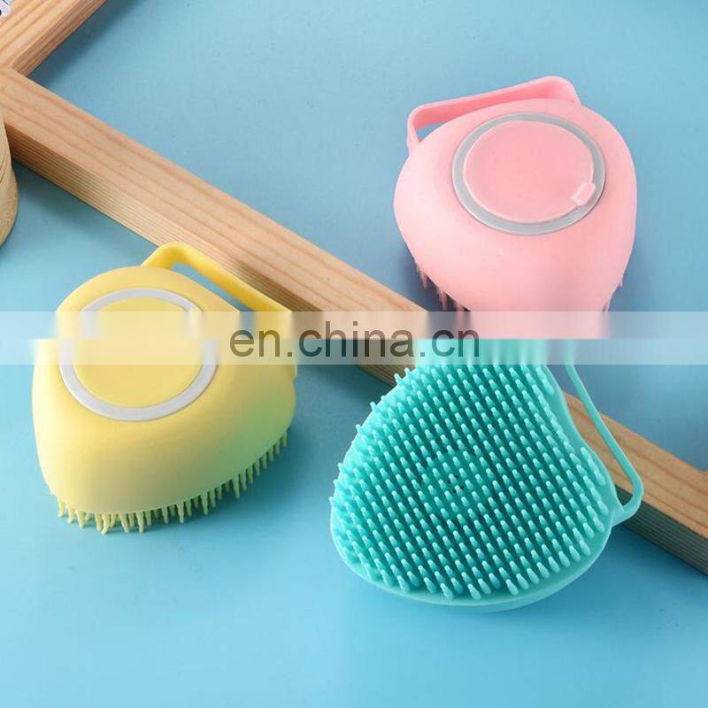 Pet Accessories For Dogs Shampoo Massager Brush Bathroom Puppy Cat Massage Comb Grooming Shower Brush For Bathing Soft Brushes