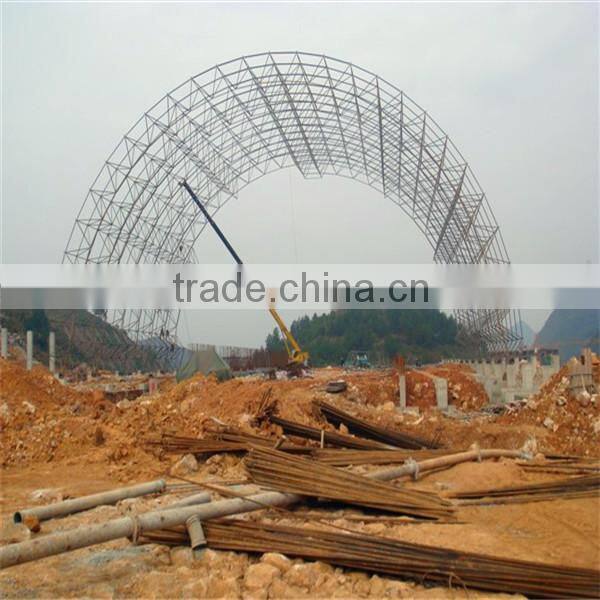 Earthquake-resistant steel structure space frame cement plant