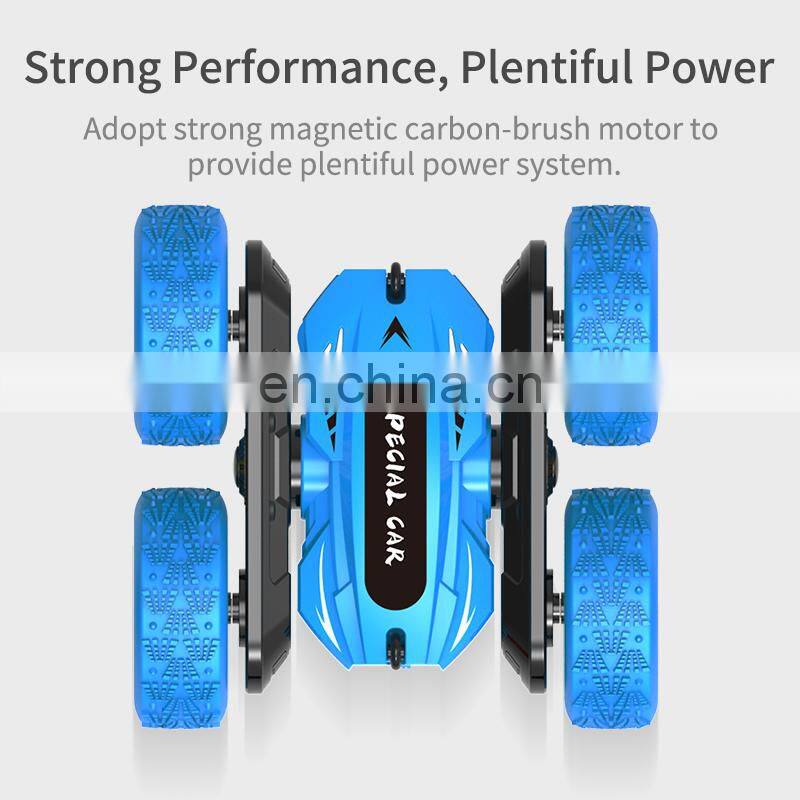 Great Christmas Gift JJRC Q95 2 Play Modes Double-sided Running 360 Rotating Remote Control Stunt Car for Kids