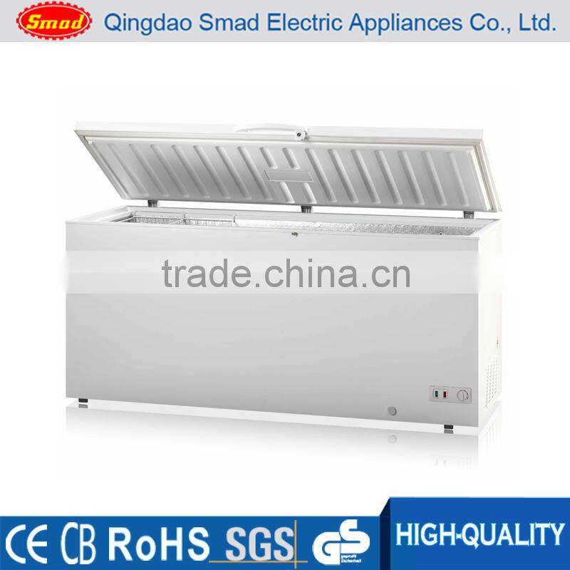 Large capacity 500l-1000L double doors top open deep chest freezer