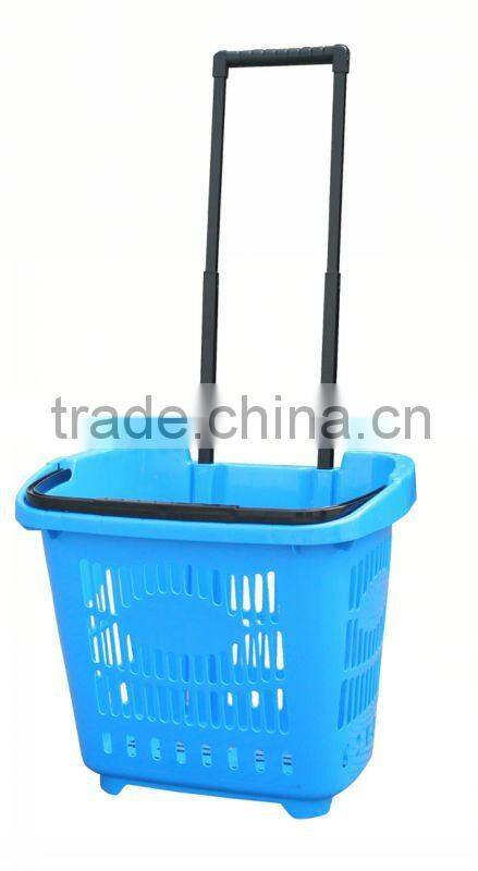Wheel Plastic Basket