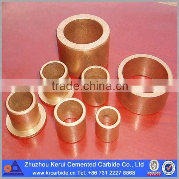 Flange oil impregnated bushing copper alloy bearing