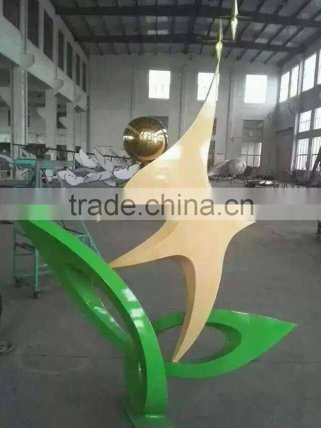 stainless steel for large outdoor landscape garden sculpture olive sculptures