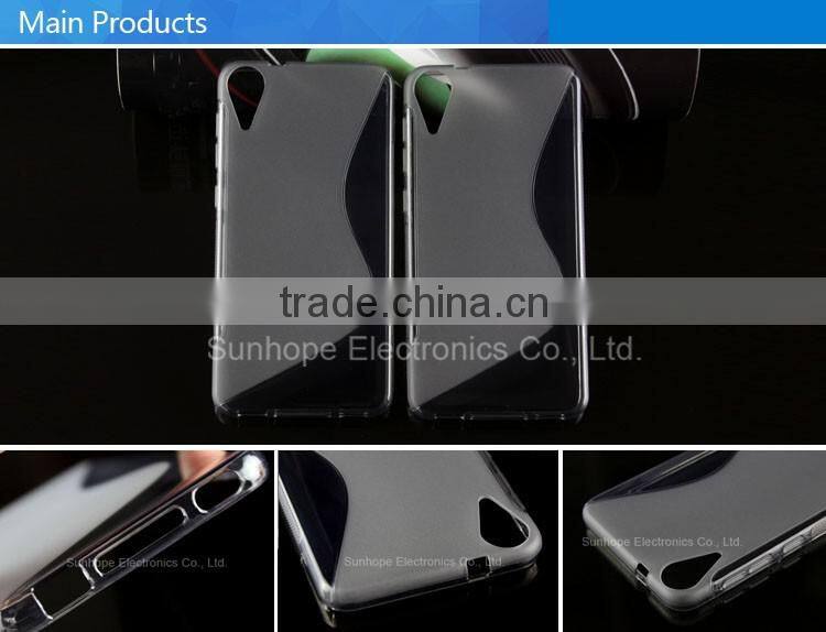 S line wave design cell phone cover for HTC Desire 825 phone case