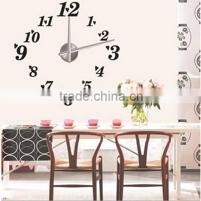 2015 new style DIY butterfly wall clock theme