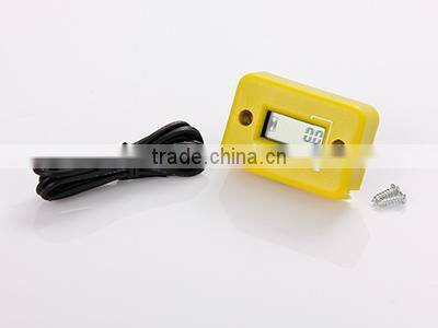 Digital Inductive Waterproof Tachometer Hour Meter Used For Gasoline Engine 2/4 Stroke