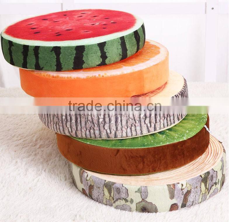 STABILE New household soft sofa cushion plush toys 3D printing fruit shape pillow