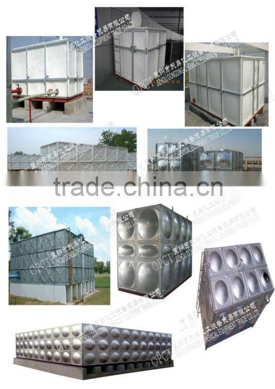high quality low price for galvanized water storage tank