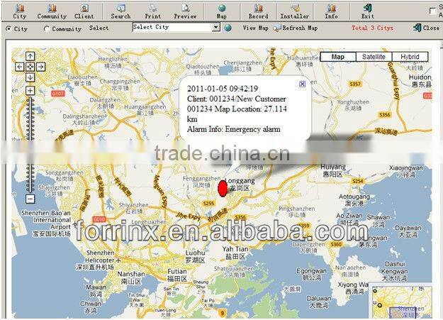 SSG Fashionable intelligent smart self monitoring wireless alarm system