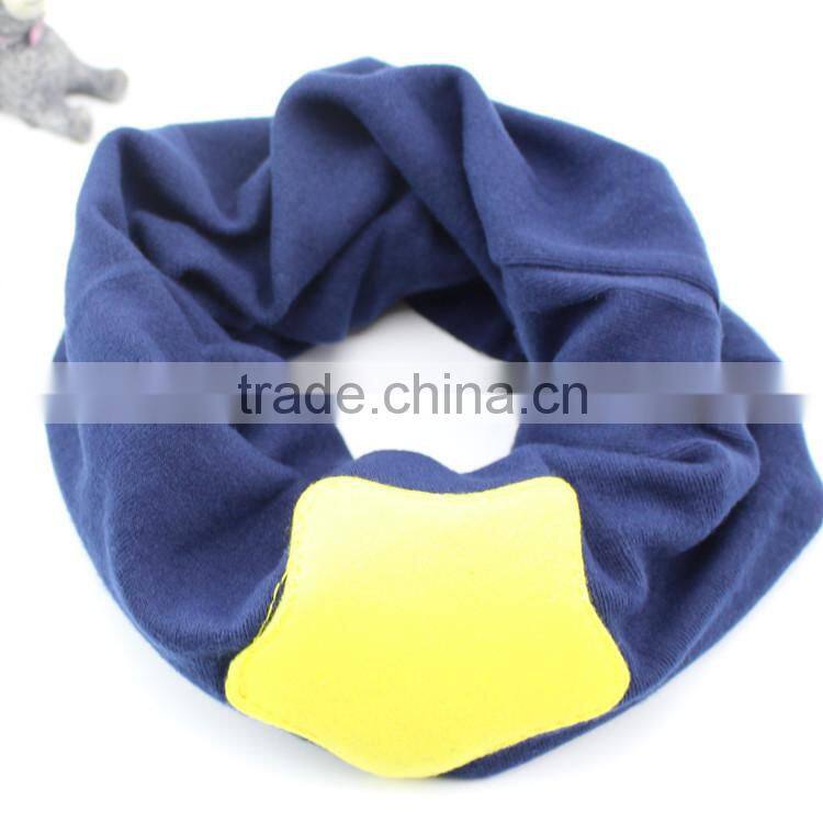 Wholesale Autumn Winter Newest Fashion Candy Color Star Pattern Kids Baby Infinity Scarf