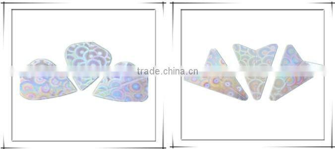 High Quality Metallic/PET/PVC Dart Flight