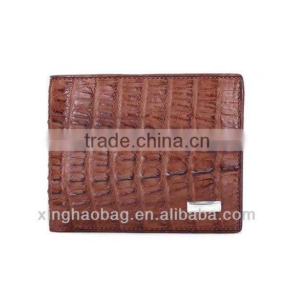 Fashion crocodile wallet best sell genuine crocodile leather wallets