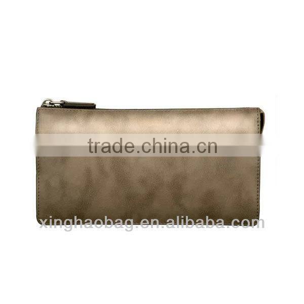 Full grain leather men handbags and purses with wrist