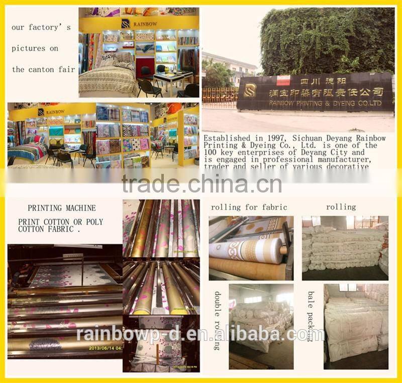 2015 OME fancy design custom printed bed sheets king size bed sheet