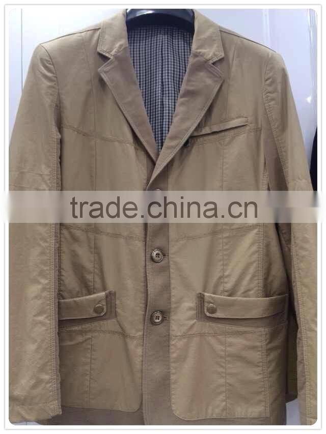 Garment in Stock Lot man jacket coat for spring or winter lowest price - 1006