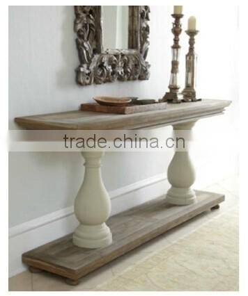 French Country Style Industrial Vintage Console Table