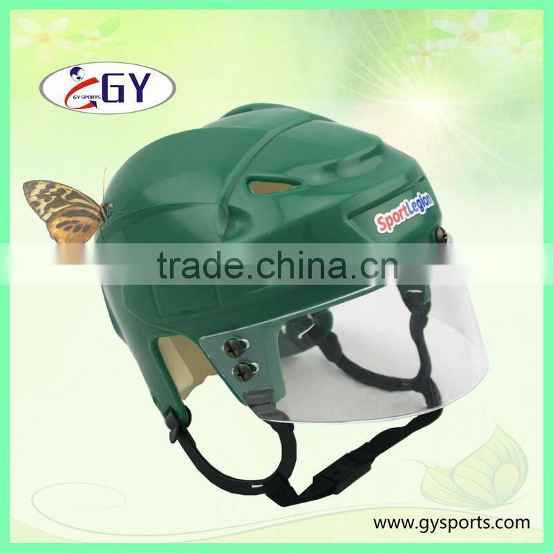 GY good merchantable quality mini ice hockey helmets with visor safe comfortable China Zhuhai supplier