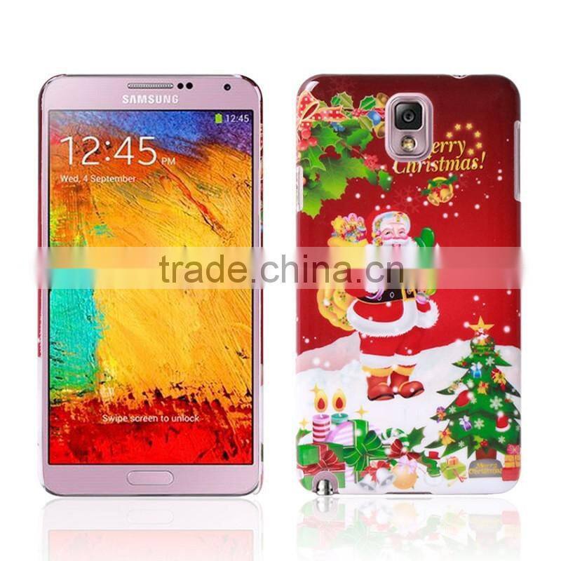 Best price mobile shell for galaxy note 3 custom case(promotional christmas gifts)
