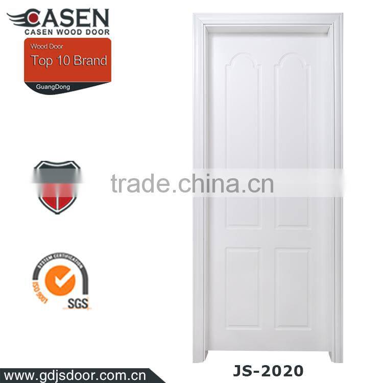 Guangzhou fencing designs white oak wooden door for modern hous design