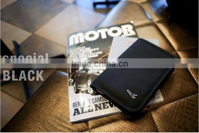 wholesale Waterproof durable carbon fiber leather passport holder