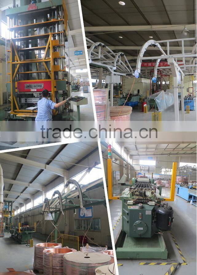 Copper tube heat exchange coil/core for refrigeration unit, air conditioner, cold room