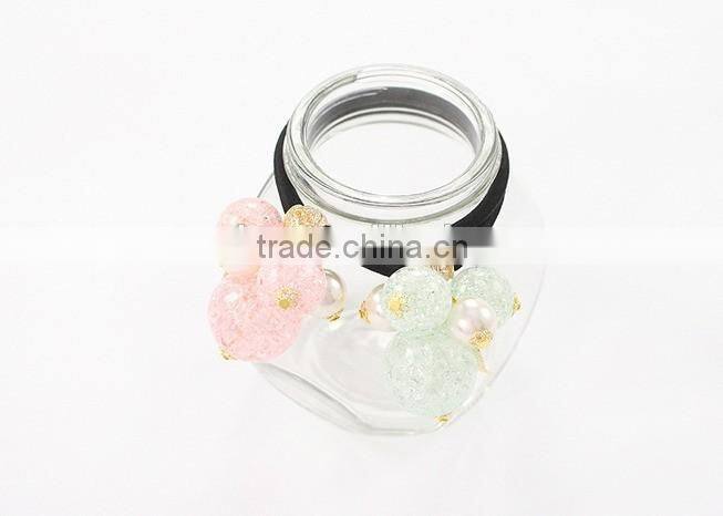 Craft woven beads elastic hair ring Headband Hair rubber for Women hair Accessories Hair Ornaments