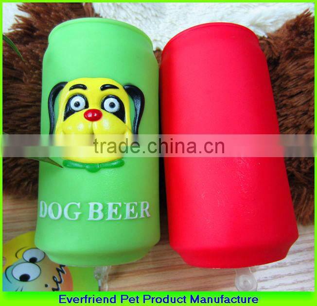 Rubber Beer Jar Pet toy