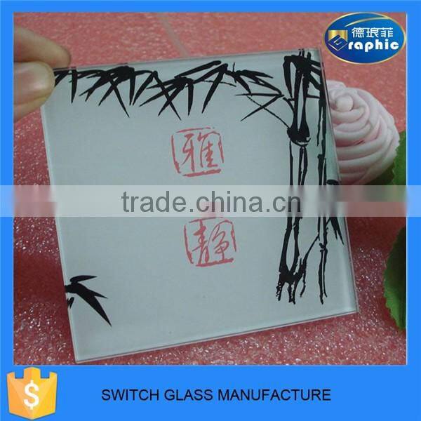 86*86mm stained art fused glass switch plates for sale