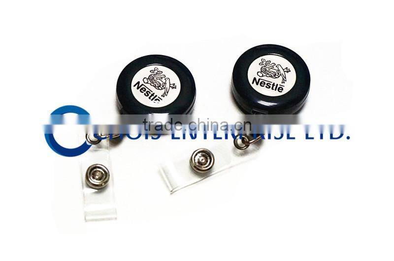 Custom Single Side Logo Retractable Badge Reel, High Quality