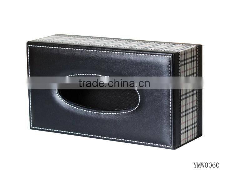 Leather Tissue Paper Box for Home & Hotel Supplies