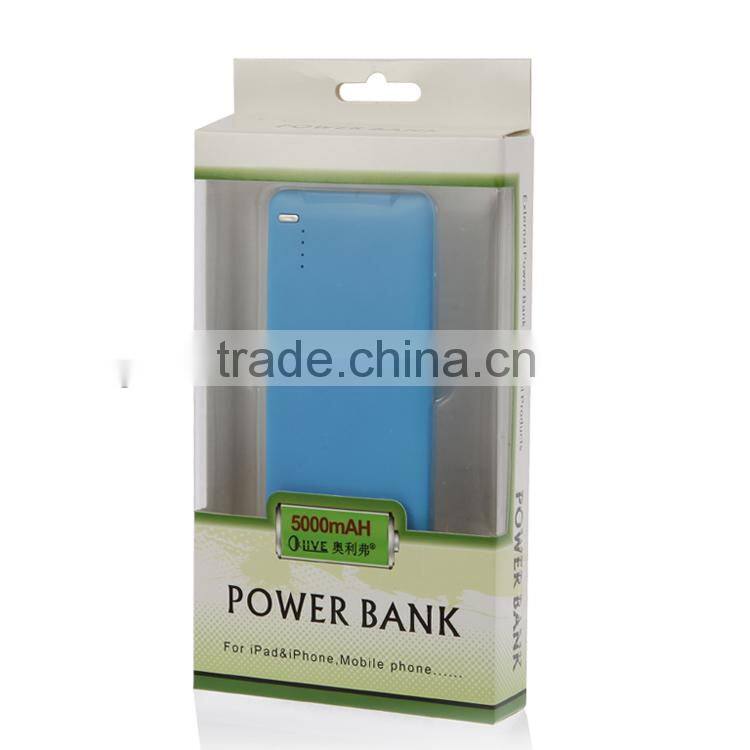 High quality li-polymer battery power bank 4000mah