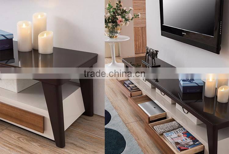 Special Design 3 Drawers Wooden TV Table
