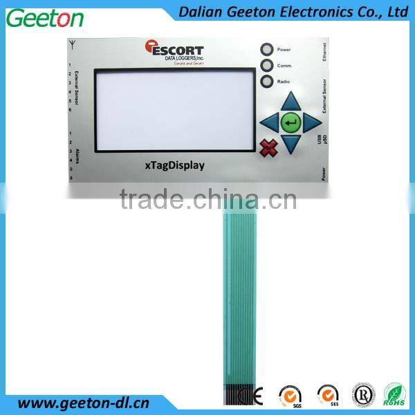 high quality membrane switch 10 keys touch screen keyboard