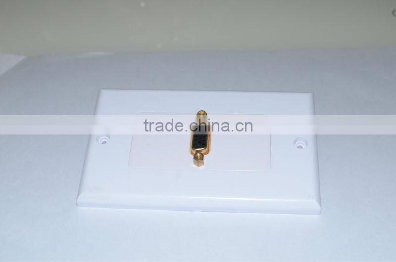 VGA wall plate electric plug panel socket