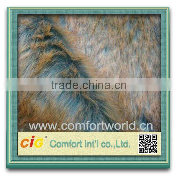 Fashion Luxurious Two-tone Fake Fur