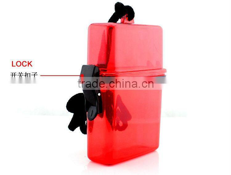 watch waterproof case for watch mobile flashlight battery Plastic box 50g