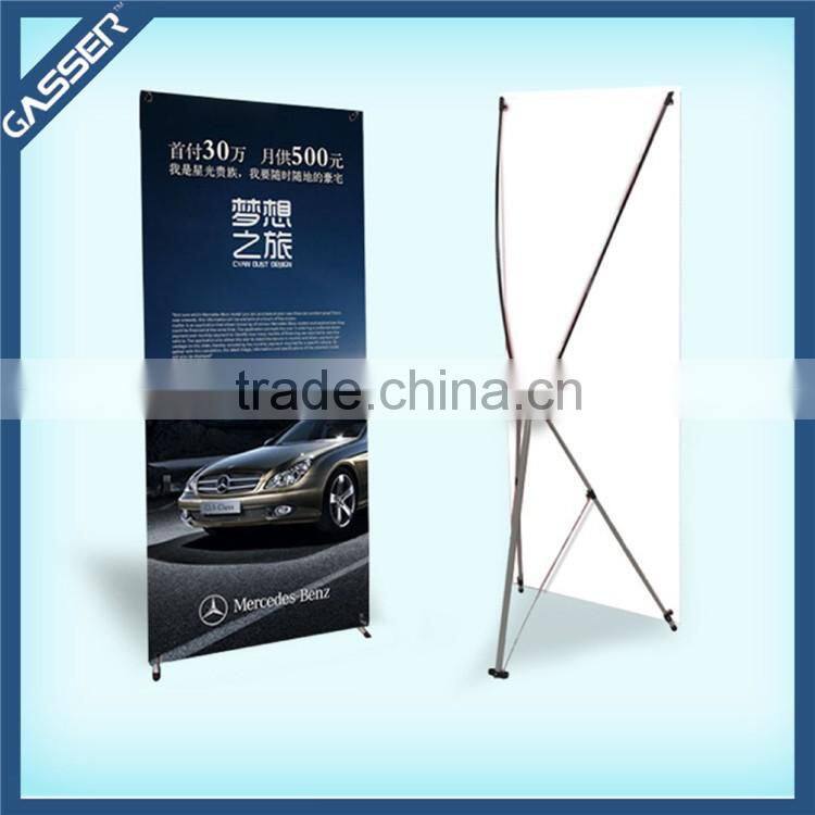 Factory custom display stand connected exhibition banner