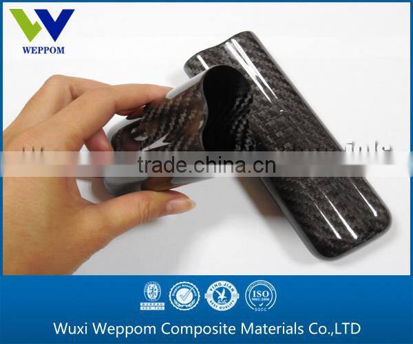 Delicate portable real 100% carbon fiber cigar case made from carbon fiber material