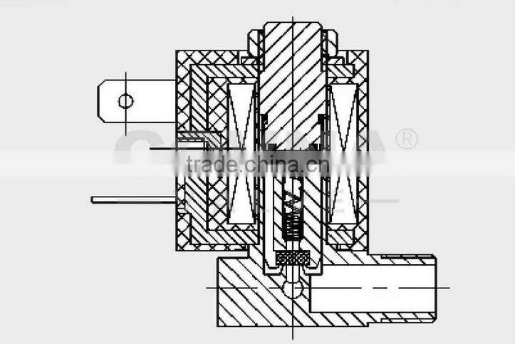 closed right angle solenoid valve for small home appliance/hardware accessories