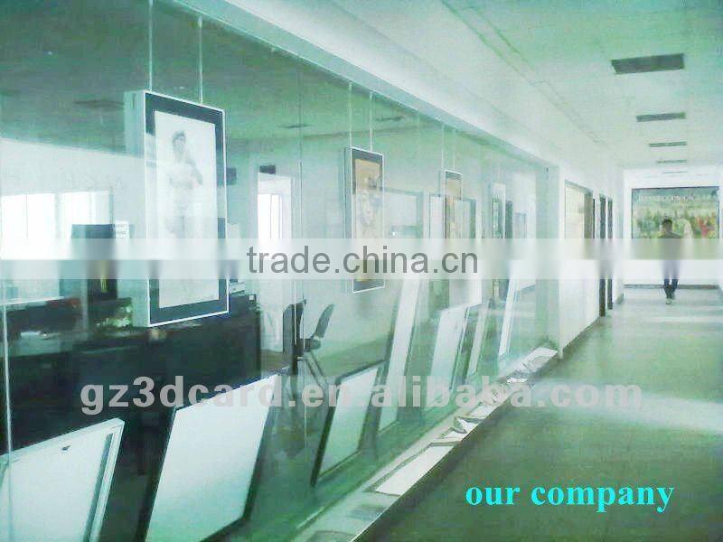 2013 newest 3D lenticular framed picture with PS material