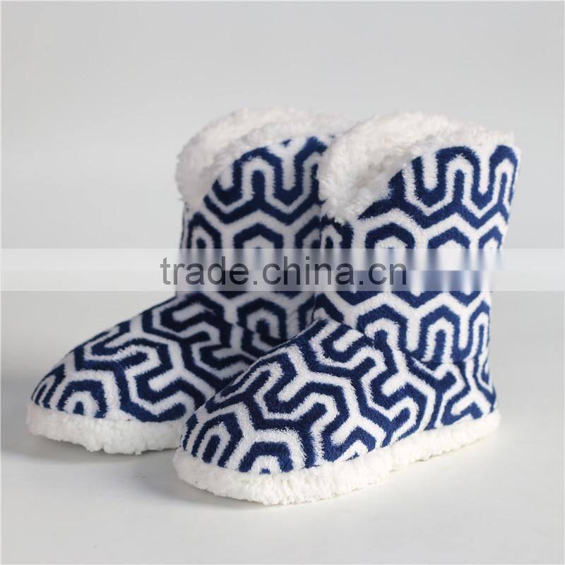 Ladies coral fleece indoor boot