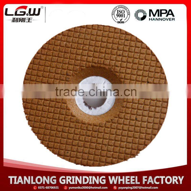 279 LIGANGWANG RED Flexible grinding disc in WHITE ALUMINIUM OXIDE for VIETNAM MARKET